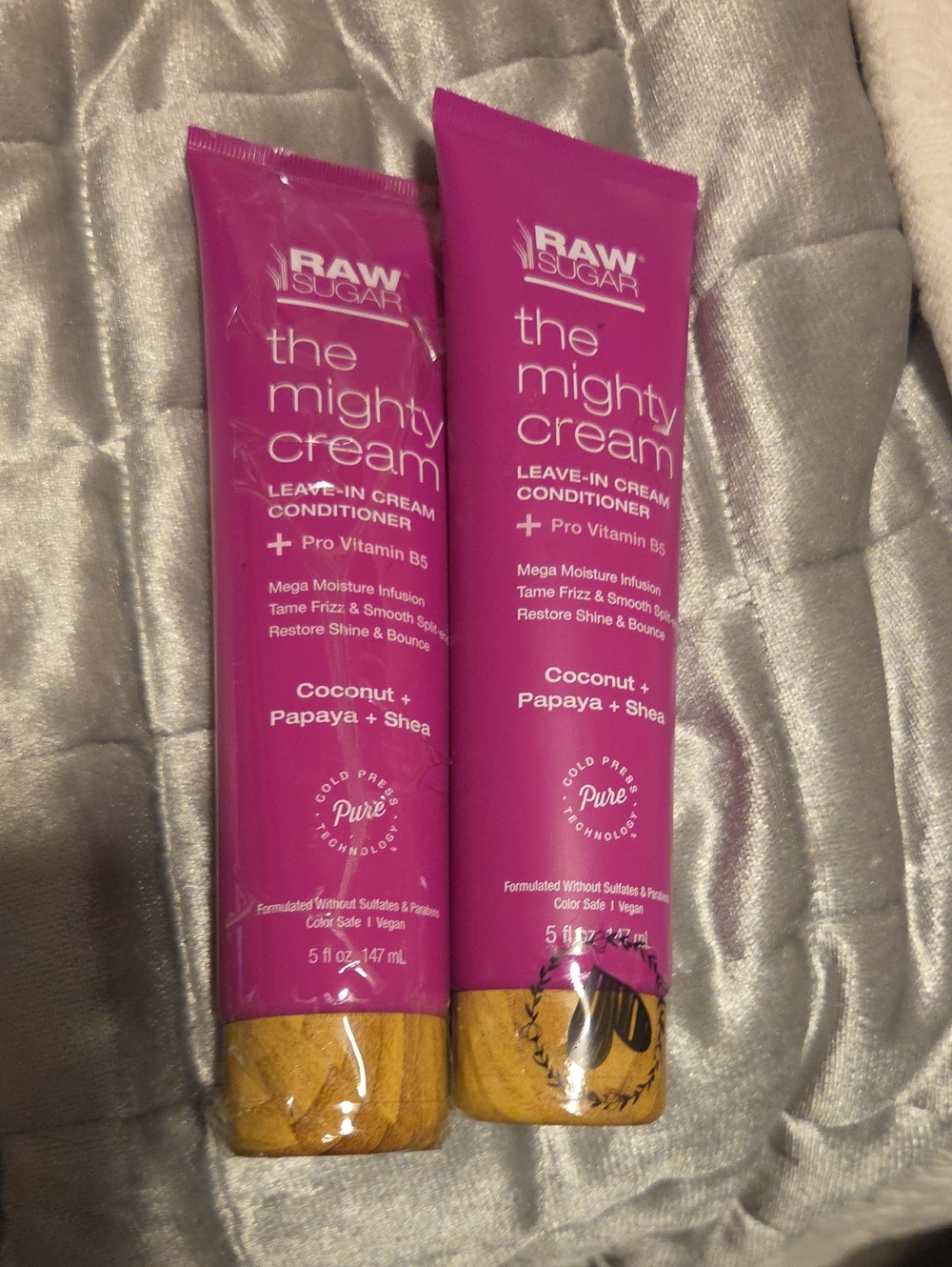 RAW Sugar The Mighty Cream Leave-In Conditioner Pair
